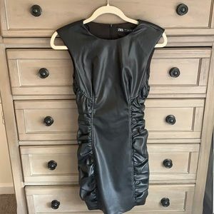 Leather Mini dress